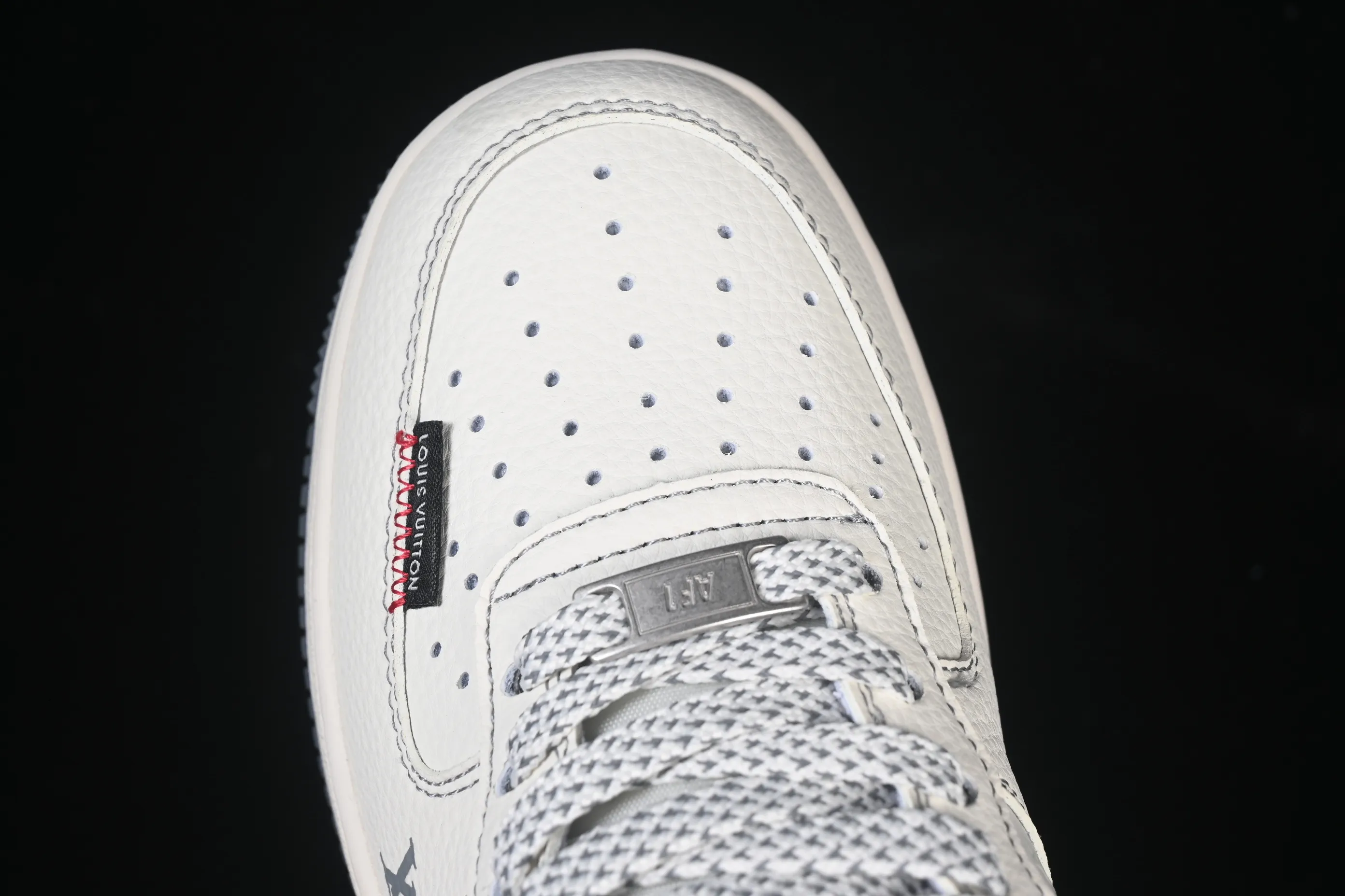 All categories Nk Air Force 1 Air Force series Nk Air Force 1 Low Air Force low-top Nike Air Force 1'07 Low LV joint beige woven label Air Force 1 low-top casual sneakers CX5050-Y08